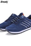 Sneakers Men Sport Running Shoes Women Light Athletic Shoes Leather Men Casual Flats Trail Walking Shoe Plus