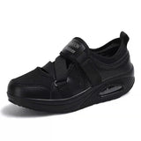 Breakj Summer New Breathable Hot Air Cushion Women's Single Shoes Thick-Soled Air Cushion Women's Casual Shoes Magic