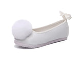 Breakj Shoes, Hanfu Shoes Ancient Style Ancient Costume Flat National Style Pure Color Lovely Girl Bright Cloth