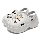 Eva Chunky Platform Sandals Women Summer 2024 Thick Bottom Clogs Garden Shoes Woman Closed Toe Non-Slip Beach