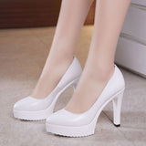 High Heel 13Cm Thin Heel Cheongsam Model Catwalk Shoes Women's Thick Soles Waterproof Platform Professional