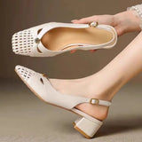 Breakj Luxury Small Retro 2025 Summer New Women's Head Sandals Wearing Front Sandals