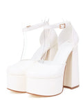 Spring and Summer New Women's Sandals Thick Heels Super High Heel Waterproof Platform Catwalk Fashion Women's