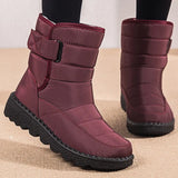Boots 2021 New Winter Boots With Platform Shoes Snow Botas De Mujer Waterproof Low Heels Ankle Boots Female Women