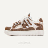 Breakj Shoes Destruction Aesthetic Series Of National Tide Leisure Youth Trend Anti-Slip Wear-Resistant High And Low Gangs Shoes Men's