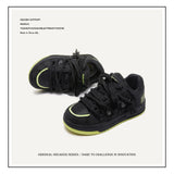 Breakj Shoes Destruction Series Street Small Black Shoes Men And Women The Same Couple Shoes Bread Shoes Fashion Shoes Men's