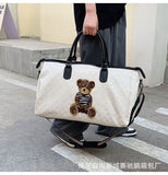 Travel Bag Dry And Wet Separation Men And Women Short Distance One Shoulder Hand Matching With Trolley Box Independent Shoe Compartment Sports