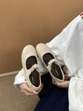 Breakj JIABAO Retro Round Head Light Moutes Soft-Skinned Soft-Skinned Flat-Bottomed Bean Bean-Bean