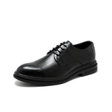 Breakj Size Men's Shoes Direct Sales English Style Business Casual Leather Shoes Summer High Sense Wedding Groom's Shoes