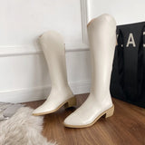 Boots, Autumn Boots, Children's Personality Style, 2024 White Boots, High Heels, Women's Spring And