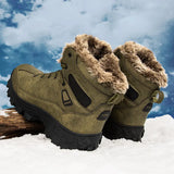 Breakj Leisure Sports Men's Outdoor Cotton Shoes Fashion Snow Boots Outdoor Hiking Shoes Cotton Shoes Men's