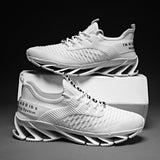 Breakj Men's Shoes Junior Outdoor Running Shoes Low Casual Shoes Fly Weave Fish Scale Net Cloth Breathable