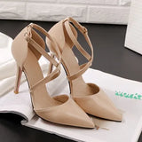 Elegant Thin Heels Single Shoes Sexy Wild High Heels Large Small Size Women's Shoes Party Dress Pumps