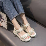 Celebrity Platform Sandals Female Summer 2023 New Summer Fashion Shoes Casual Sports Women's Shoes Ins