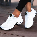 Autumn and Winter Women’s Mesh Lace Up Breathable Sneakers Lightweight Versatile Outdoor Casual Couple Shoes Zapatos