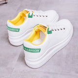 Breakj White Shoes Women Autumn 2025 New Low-Help Korean Version Of The Female Breathable Leather Panel