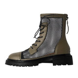 Platform Boots for Women 2023 Summer Shoes Woman Fashion Wedges Heels Authentic Leather Botins Design Ankle Boots