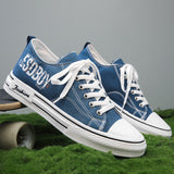 Breakj Men's Shoes 2025 Trend New Casual Trend Men's Low-Bottom Sports Thick-Soled Youth Canvas