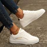 Breakj Shoes 2025 Small White Shoes Women's Sports Flat Bottom Leisure Thick Bottom Height Board