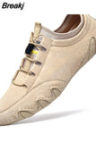 Men's Sneakers cow suede Leather Men Loafers Shoes Fashion Slip on Men Driving Shoes Soft Sapato Masculino Mocassin