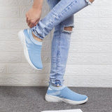 Vulcanized Shoes High Quality Women Sneakers Slip On Flats Shoes Women Loafers Walking Flat