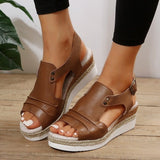 Grass-Shaped High-Heeled Sandals Women 2025 New Thick-Sed Fish Mouth Roman Shoes With High Heeled Women's