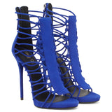Big Brand Open-Ended Bag With Zipper Ribbon High-Heeled Lady's Handmade