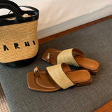 Breakj And Holiday Style Clip Slipper Women Wear 2025 New French Cool