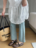 Breakj New Fishing Net Hollow Low Help Shallow Single Shoes Women's