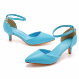 Breakj Cm Large Hollow Sandals Low Heel Pointy Shoes White Pointed Wedding Shoes Women Wedding Photography Women