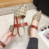Shoes New Hollow Coarse Sandals High-heeled Shallow Mouth Pointed Pumps Work Women Female Sexy High Heels Zapatilla