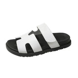 Breakj 2024 Summer New Slippers Women Thick-Bottomed Magic Sticker Fashion New