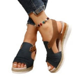 Grass-Shaped High-Heeled Sandals Women 2025 New Thick-Sed Fish Mouth Roman Shoes With High Heeled Women's