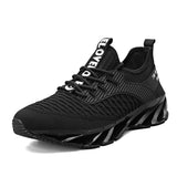 Breakj Men's Shoes Junior Outdoor Running Shoes Low Casual Shoes Fly Weave Fish Scale Net Cloth Breathable