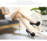 Fashion Sequins Fashion Sexy Nightclub Fish Mouth Ultra High Heel Waterproof Platform Shallow Mouth Women's Singles Shoes