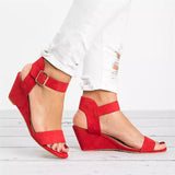 Breakj Sandals New Slopes And Buckle Sandals Women Wish New Big-Size