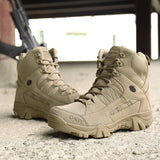 Breakj Seasons Military Boots Special Forces Climbing Boots Outdoor Waterproof High-Top Desert Boots Tactical Boots Large Size Military Shoes Men's