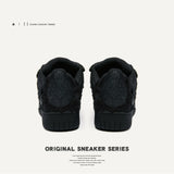 Breakj Shoes To Destroy The Aesthetic Series Of Black Samurai Bread Shoes Trend Low-Sing Shoes Men's And Women's Shoes The Same Plate Shoes Men's Shoes Men's