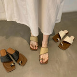 Breakj And Holiday Style Clip Slipper Women Wear 2025 New French Cool
