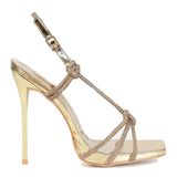 2023 New Luxury Sexy Winding High Heel Sandals Women Slippers