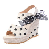 Breakj Hee Women's Sandals Fruit Pattern High Heel Sandals Women 2025 Spring And Summer New Word Fish Mouth Bow Women's
