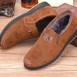 winter boots plush boots men shoes fashion solid zipper fashion cotton flat with warm snow boots men boots no-slip