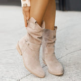 Breakj And Winter Ladies Large-Size Short-Slee Way Round Head Metal Buckle Side Zipper Low Side And Fashion