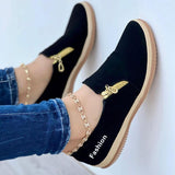 Size Women Flat Shoes Fashion Casual Round Head Sports Shoes Couple Walking Comfort Daily Female Footwear Zapatos