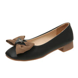 Breakj Single-Shoe Women's One-Legged Shallow Women's Shoes 2025 Autumn New Evening Wind French Bow Bean