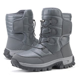 Men's Down Snow Boots Plus Thick Warm And Cold Cotton Shoes Northeast Waterproof And Anti-Slip Outdoor Cotton