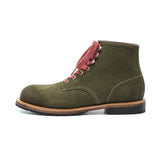 Men Chelsea Boots Winter Retro Cow Suede Tooling Boots Three-colour Flat Short Desert shoelac Boots Motorcycle Ankle