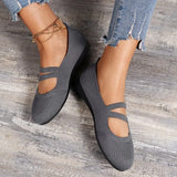 Breakj New Large Size Round Head Single Shoes Women's Flat Bean Shoes Casual Mom