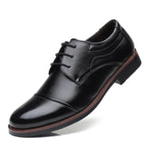 Breakj 2024 New Men's Business Shoes Men's Shoes Classic Round Head Belt Size Leather Shoes
