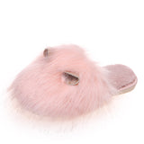 Cotton Slippers 2023 Lovely Ears Home Hair Slippers Women's Autumn And Winter New Large Size Cotton Warm